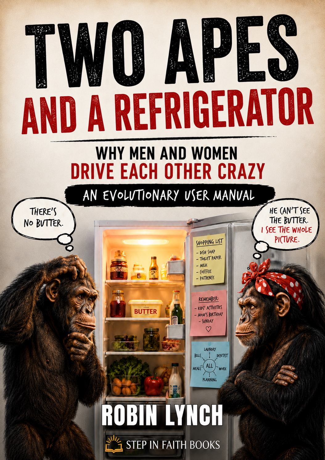 Cover of Two Apes and a Refrigerator by Robin Lynch